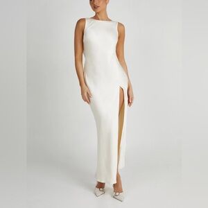 Meshki Gemima Satin Maxi with Slit